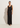 Satin maxi skirt in black