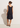 Satin midi skirt in dark blue