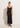 Slip ruched dress in black