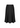 Satin midi skirt in black