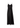 Slip ruched dress in black