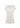 Asymmetric sleeveless shirt in milk