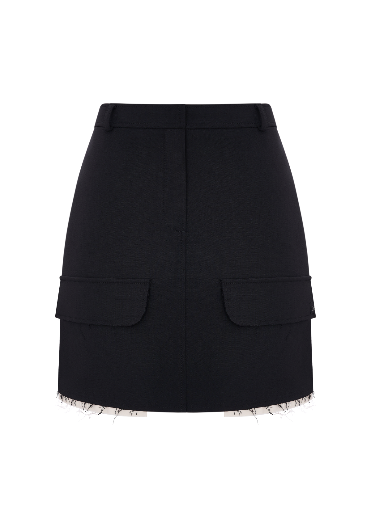 Mini skirt in black