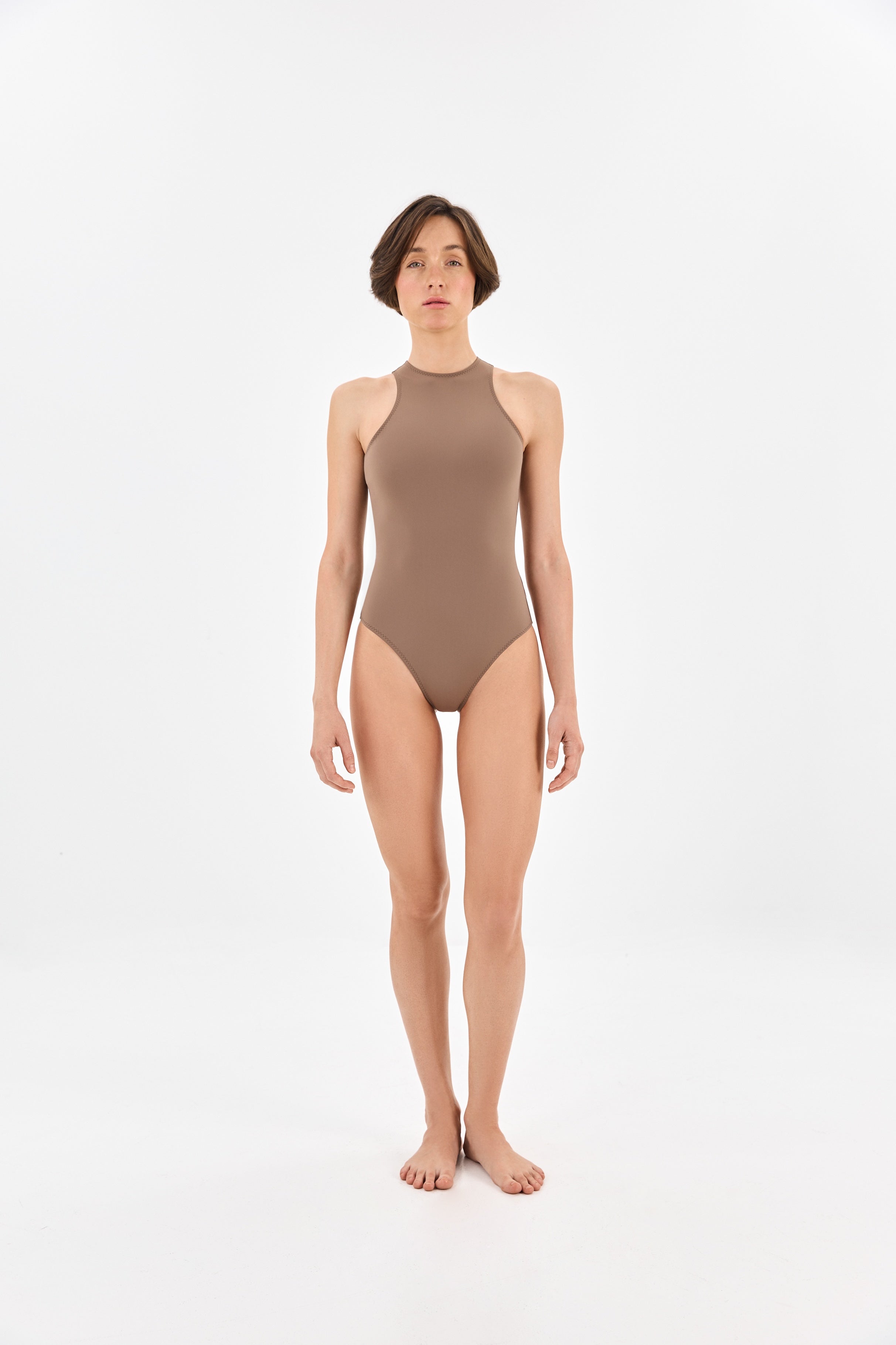 Swimsuit M1 in taupe