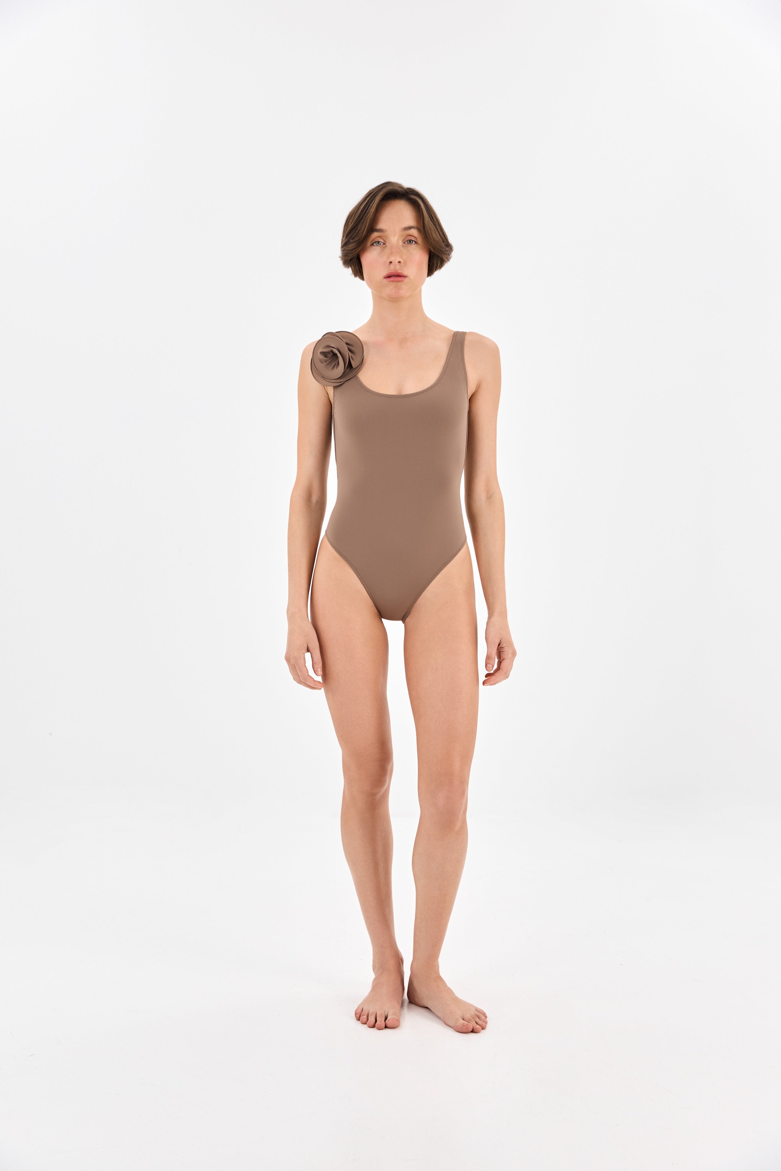 Swimsuit M5 in taupe